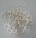 Flat Key Rings 30mm Silver (100s)