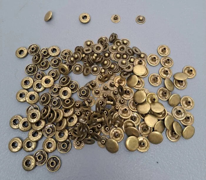 Metal Snap Button Antique 12.5mm (10s)